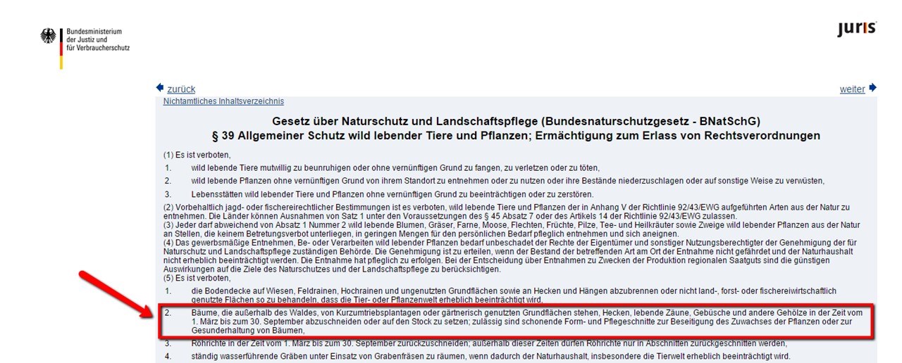 Gesetzestext