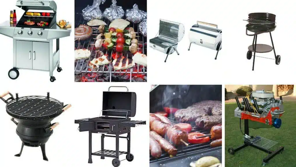 Verschiedene Grills