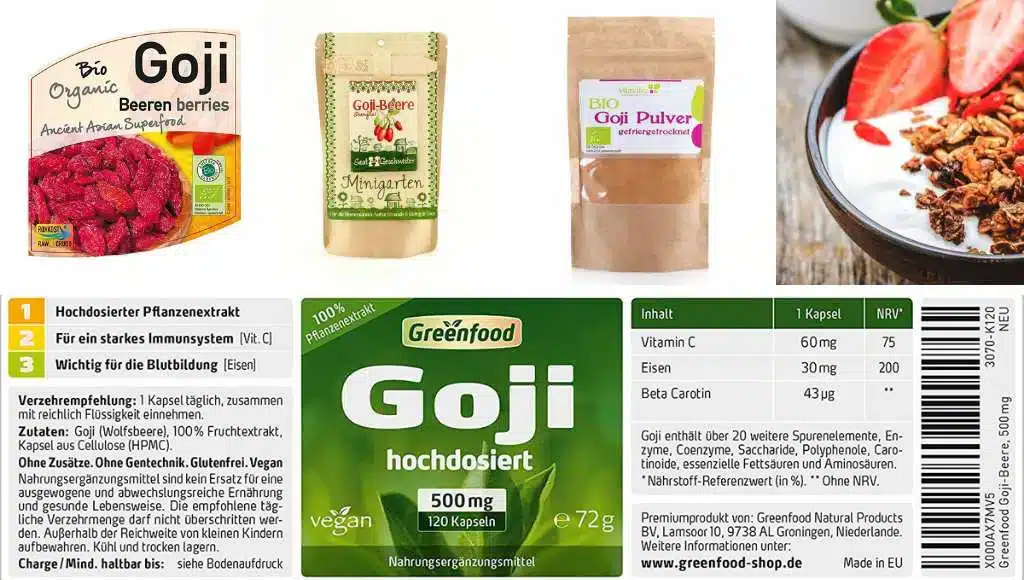 Goji Beeren Superfood